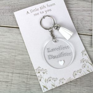 Loveliest Daughter Keyring