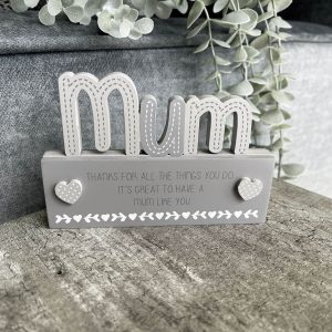 Mum Block - Grey