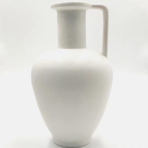 Monochrome Greek Design Vase White