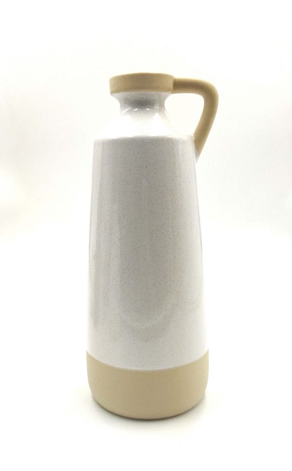 Natural Two Tone Ceramic Vase 31cm