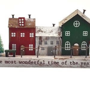 Triple Christmas House Block