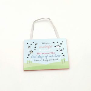 What A Wonderful Thought...-Hanging Plauqe