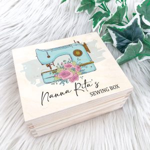 Nanna's Sewing Box - Baby Blue