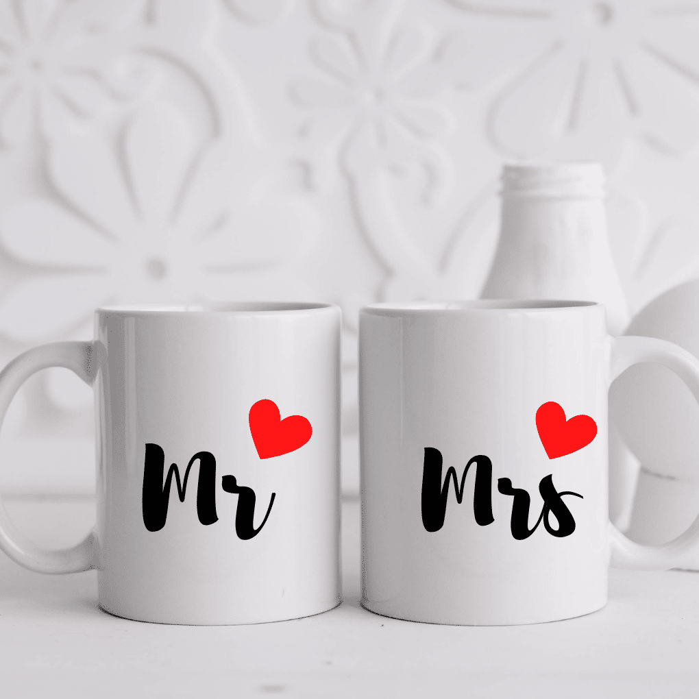 Mr & Mrs – Mug Set