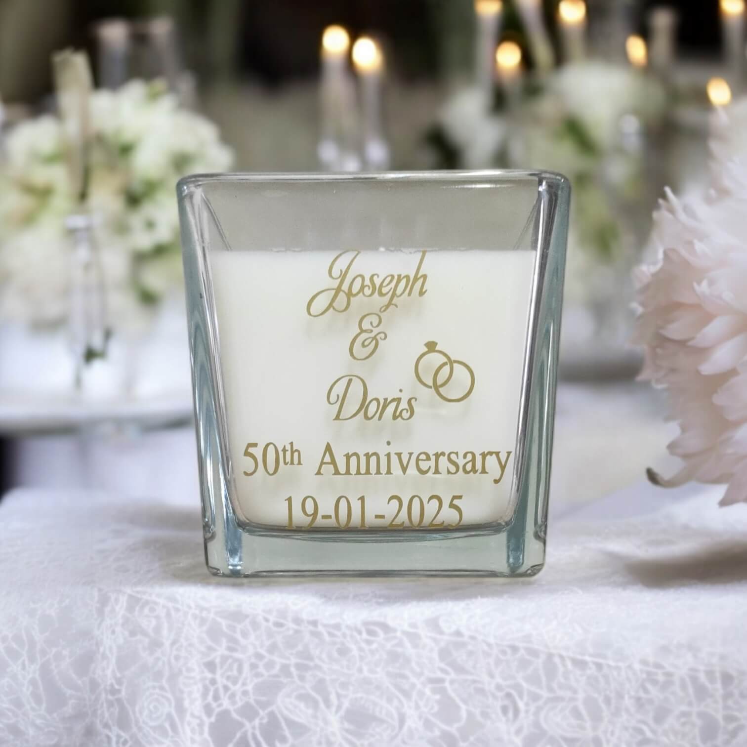 Anniversary Personalised Candle 420ML