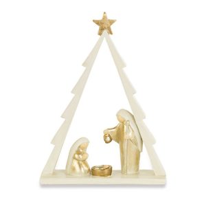 Tree Shaped Nativity Scene