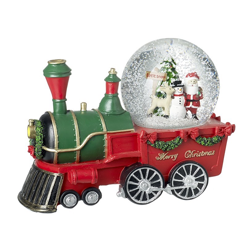 Musical Christmas Train Snow Globe