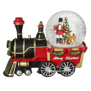 Musical Nutcracker Train Snow Globe