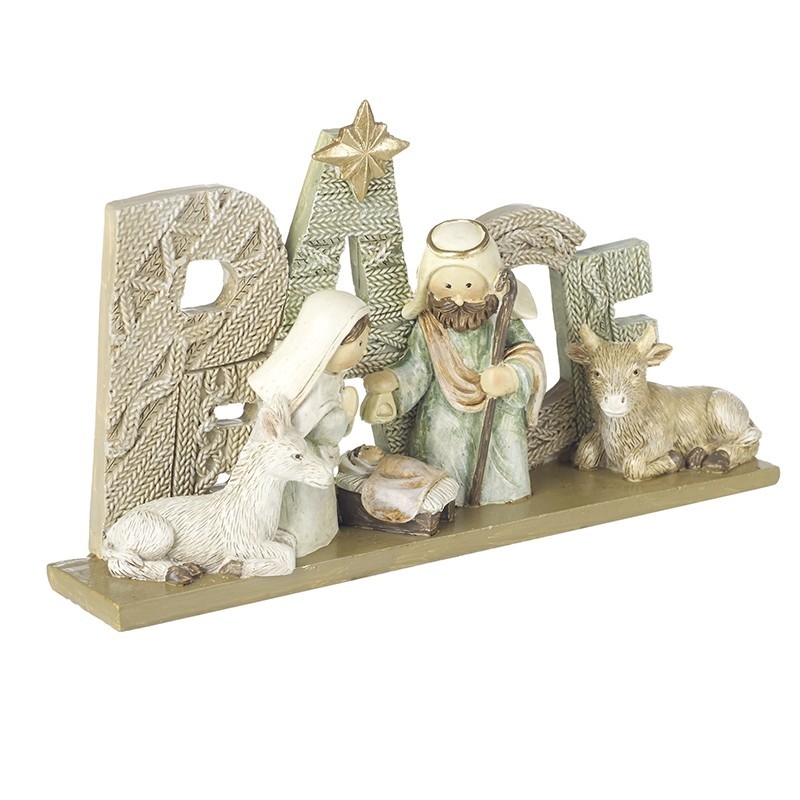 Peace Resin Nativity