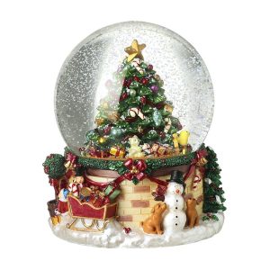Musical Christmas Tree Snow Globe