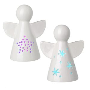 Light Up Ceramic Angels