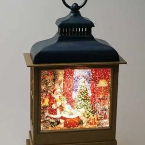 Santa Lantern Music Box