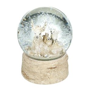 Deer Family Snow Globe