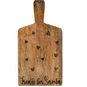 Treats for Santa Wooden Board (30x15cm)