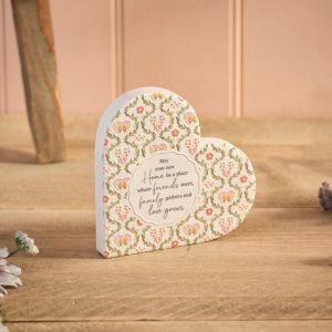 New Home Ceramic Heart Block