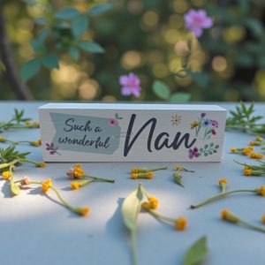 Wonderful Nan - Wooden Block
