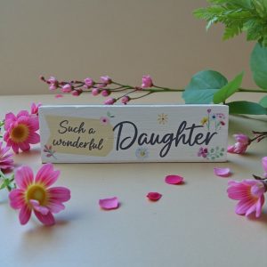 Wonderful Duaghter - Wooden Block