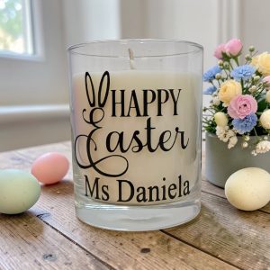 Happy Easter Personalised Candle