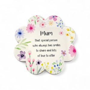Mum Floral Coaster - A