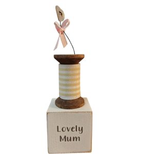 Lovely Mum Sewing Themed Ornament