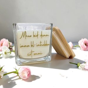 Mhux Bid-Demm Imma Bl-Imħabba - Massage Scented Candle