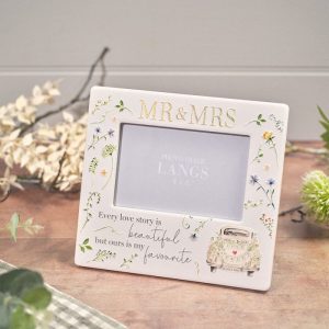 Mr & Mrs - Ceramic Photo Frame