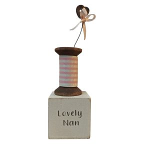 Lovely Nan Wooden Decoration