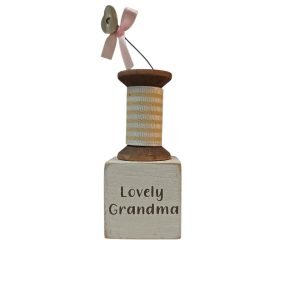 Lovely Grandma Wooden Decoration