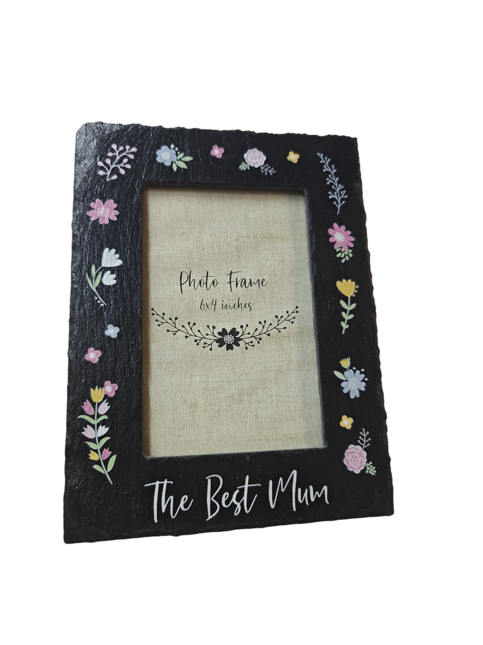 The Best Mum Slate Photo Frame