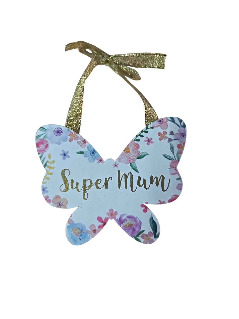 Super Mum Butterfly - Hanging Decoration