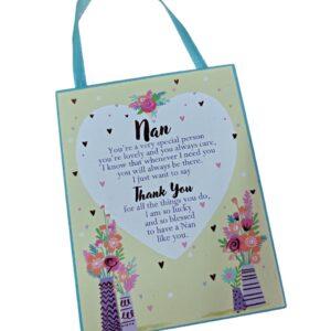 Nan - Hanging Plaque