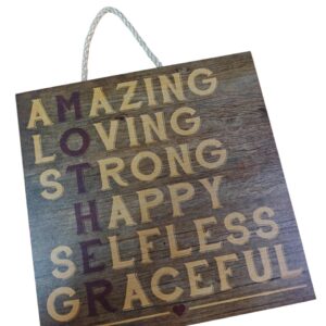 MOTHER Wooden Hanging Plaque