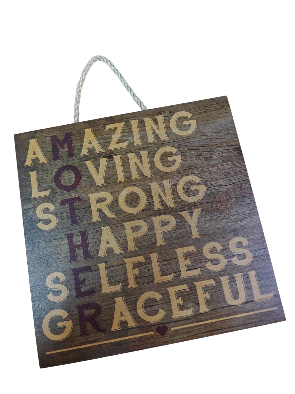 MOTHER Wooden Hanging Plaque