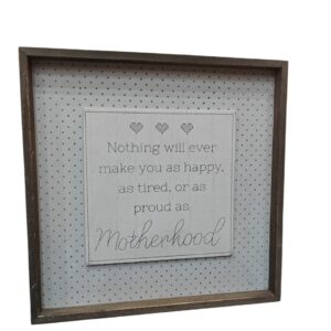 Motherhood - Wooden Wall Plaque