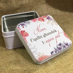 Nann, f’qalbi għandek l-aqwa post -Metal Keepsake Tin