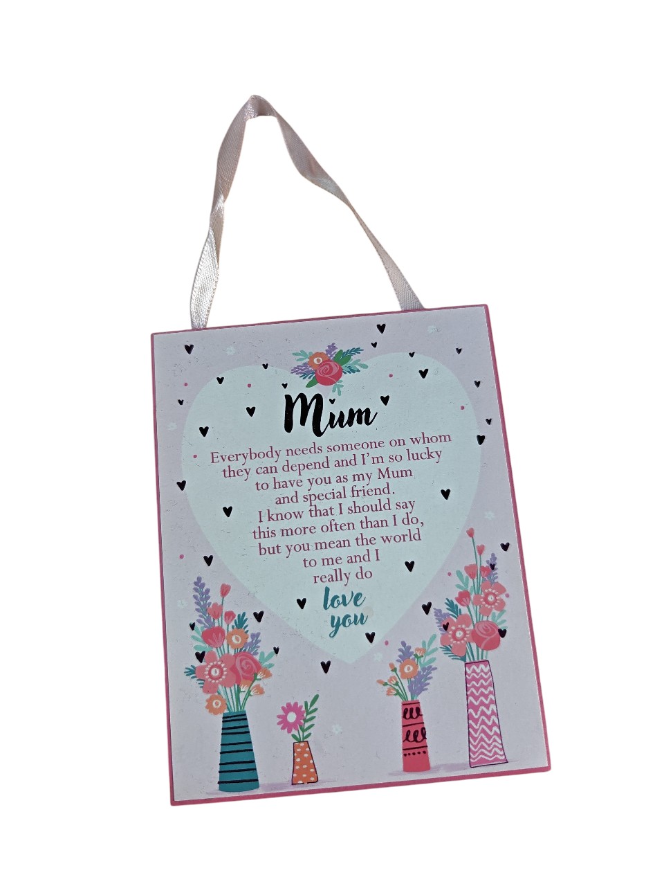 Sentimental Mum Wooden Hanging Plaque