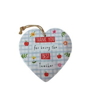 Best Teacher - Ceramic Hanging Plaque