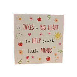 It Takes A Big Heart... - Wooden Block