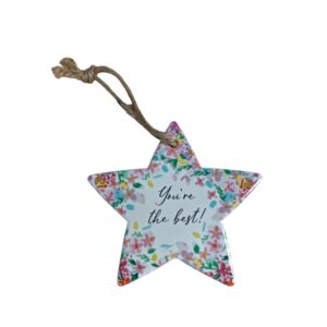 You're The Best - Ceramic Hanging Star