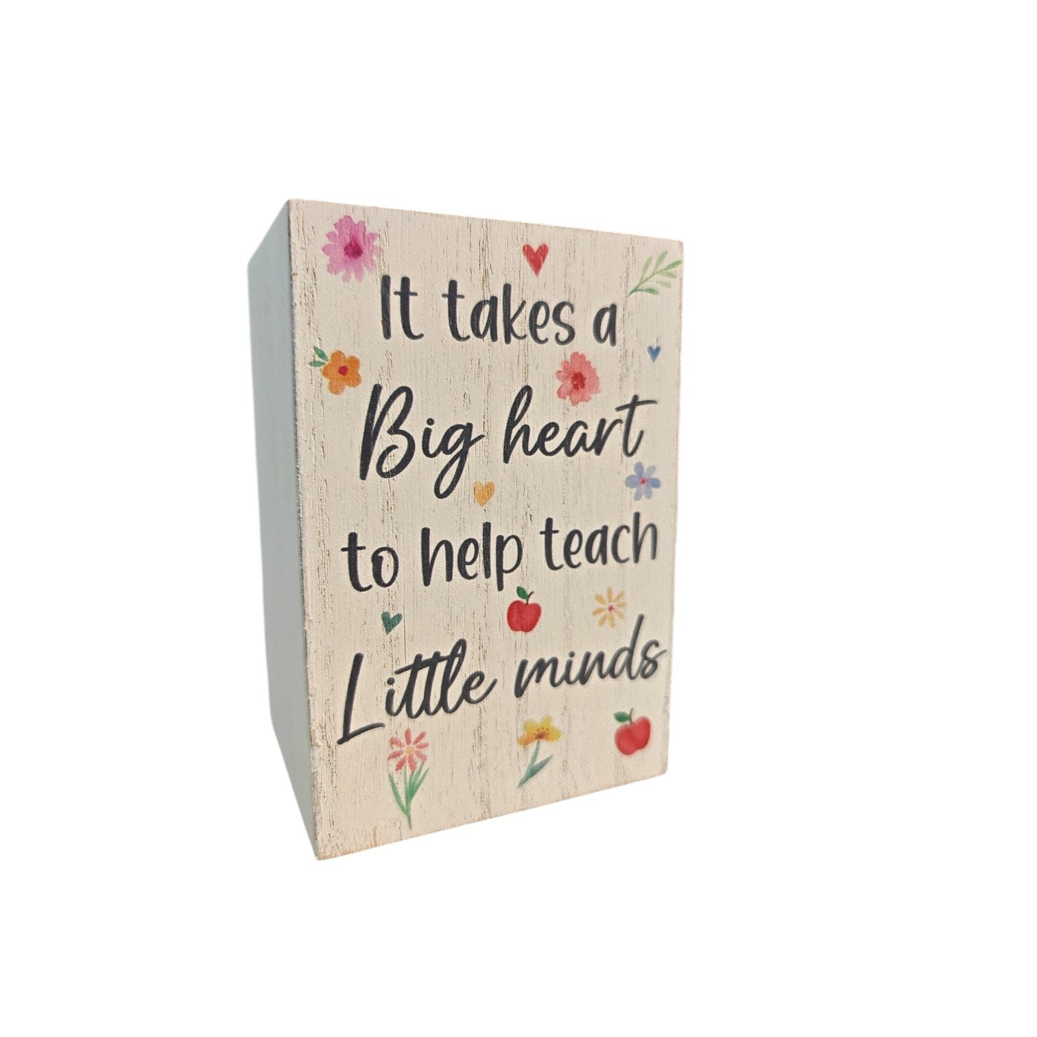 It Takes A Big Heart... - Wooden Pencil Holder