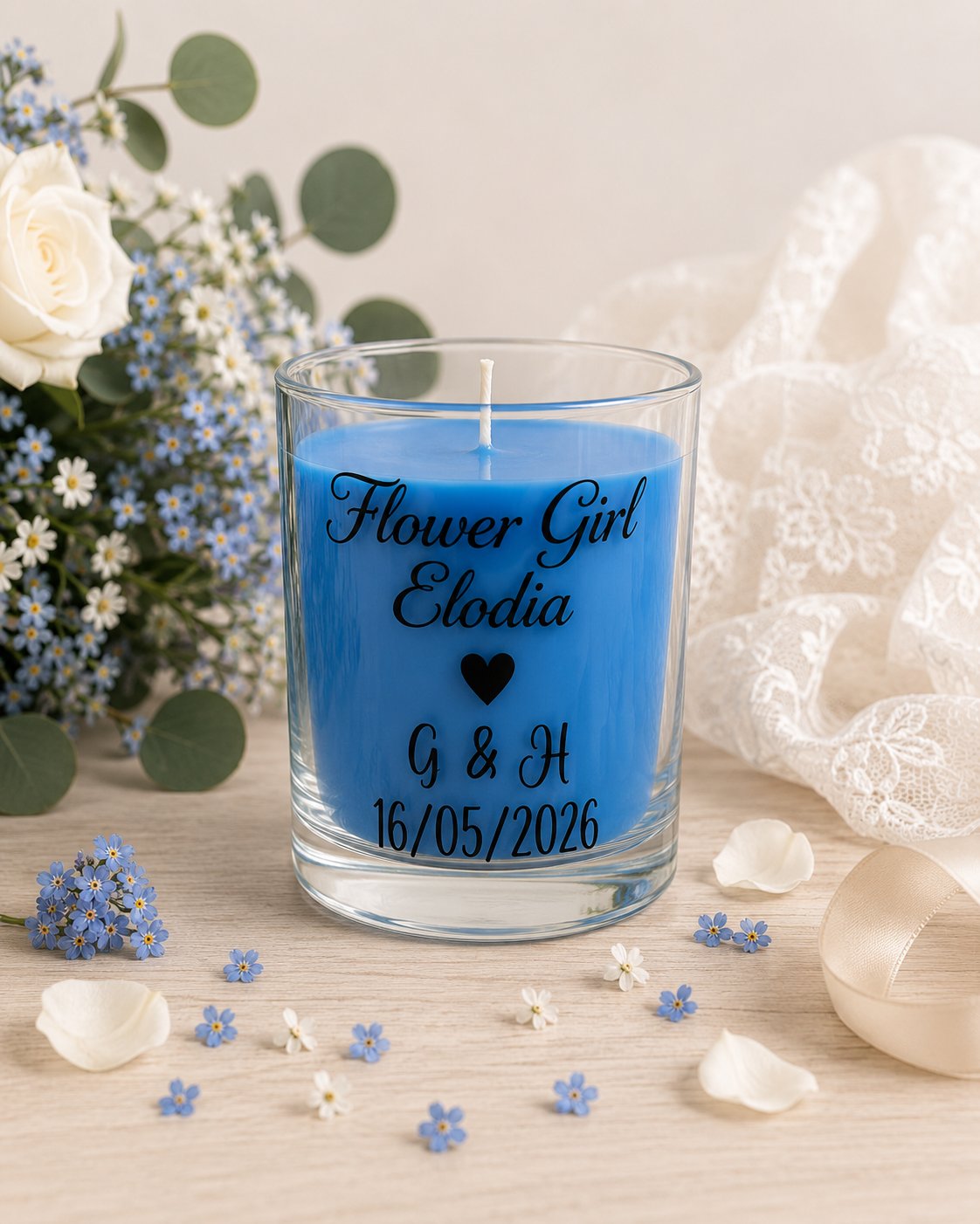 Bridal Team Personalised Candle - 175ml - Image 2