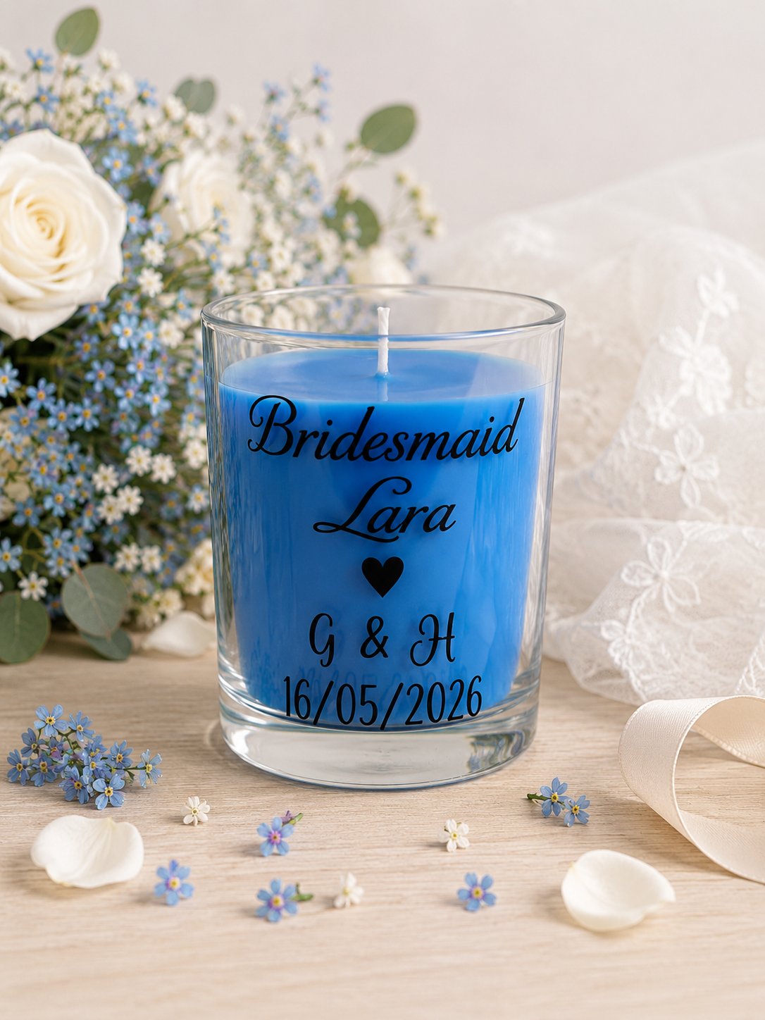Bridal Team Personalised Candle - 175ml - Image 3