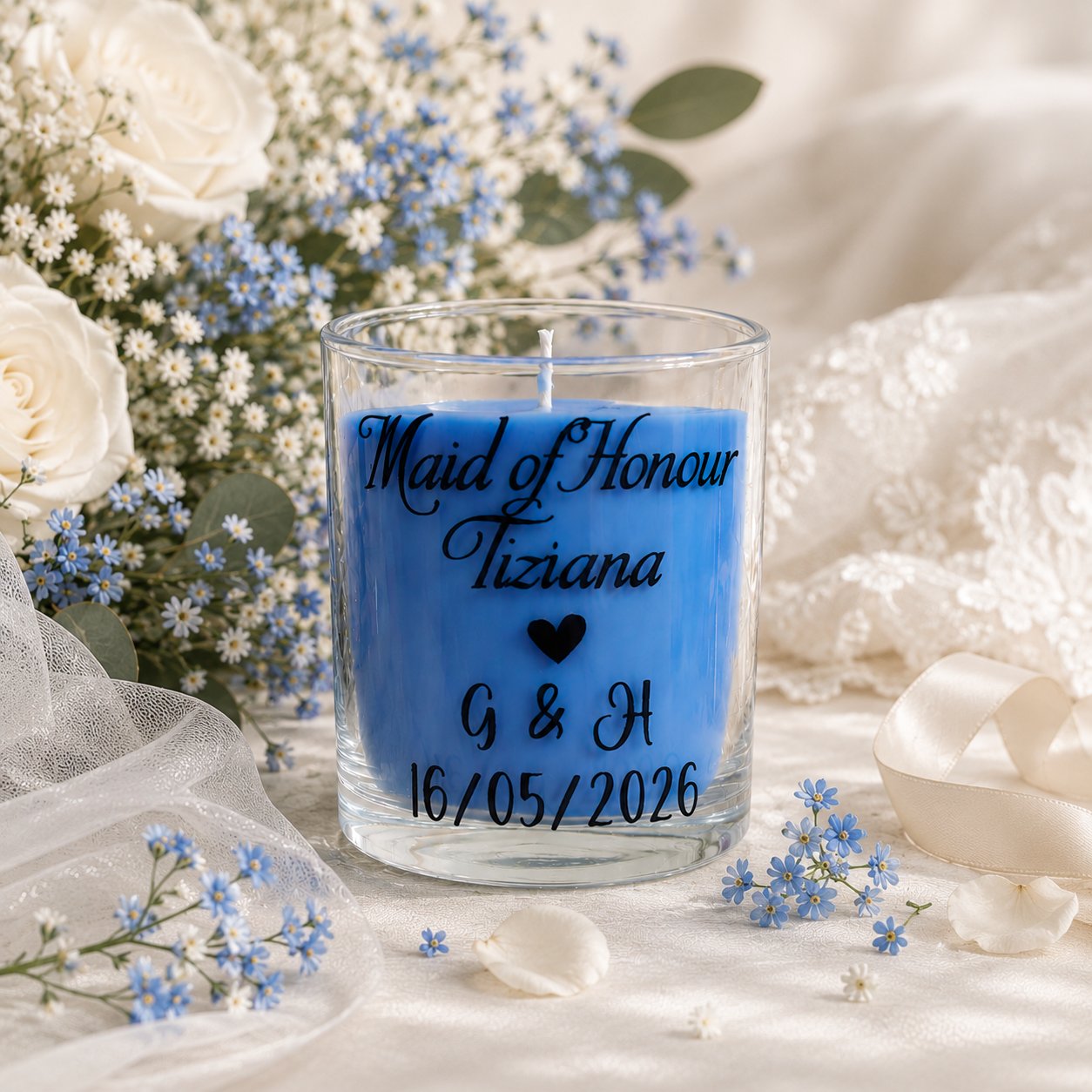 Bridal Team Personalised Candle - 175ml - Image 4