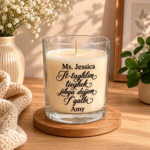 It-Tagħlim Tiegħek... - Personalised Candle
