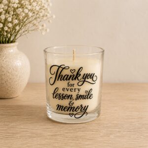 Thank You For Every Lesson,Smile...-175ML Candle