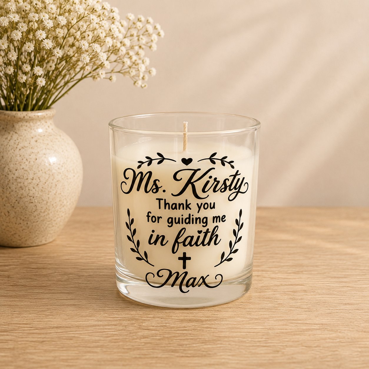 Thank You For Guiding Me In Faith - 175ML Candle