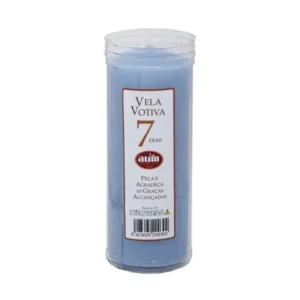 7 Days - Light Blue Votive Candle