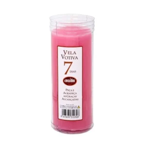 7 Days - Pink Votive Candle