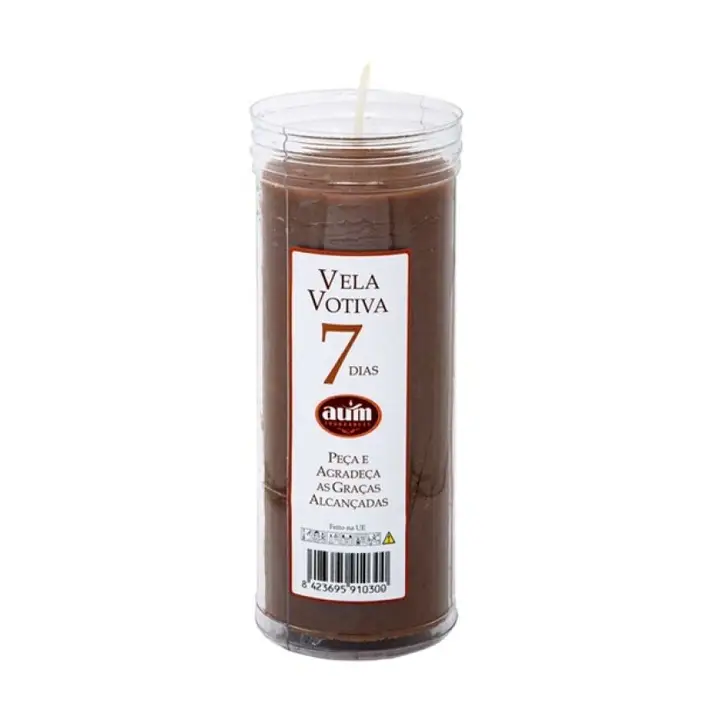 7 Days - Brown Votive Candle