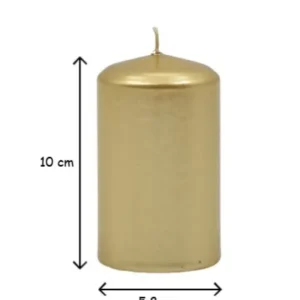 Gold Pillar Candle